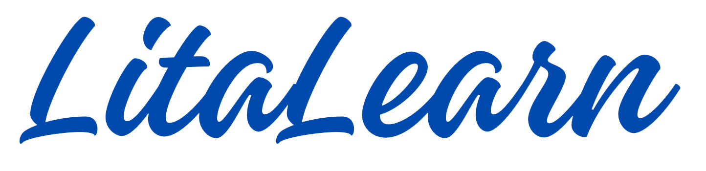 Lita Learn script logo